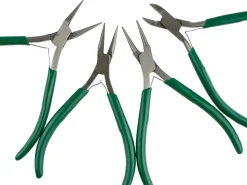 Jewellers Pliers Kit In Protective Canvas Storage Wrap, 4x 110mm Pliers
