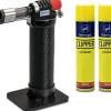 Jeweller's Soldering Blow Torch, Electronic Ignition, Max 1,300°c Includes 2x 300ml Butane