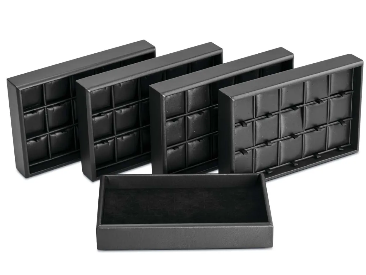 Jewellery Storage And Presentation Travel Carry Case With Five Presentation Trays