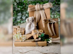 Jute Bag Small Pack of 10, Large Heart