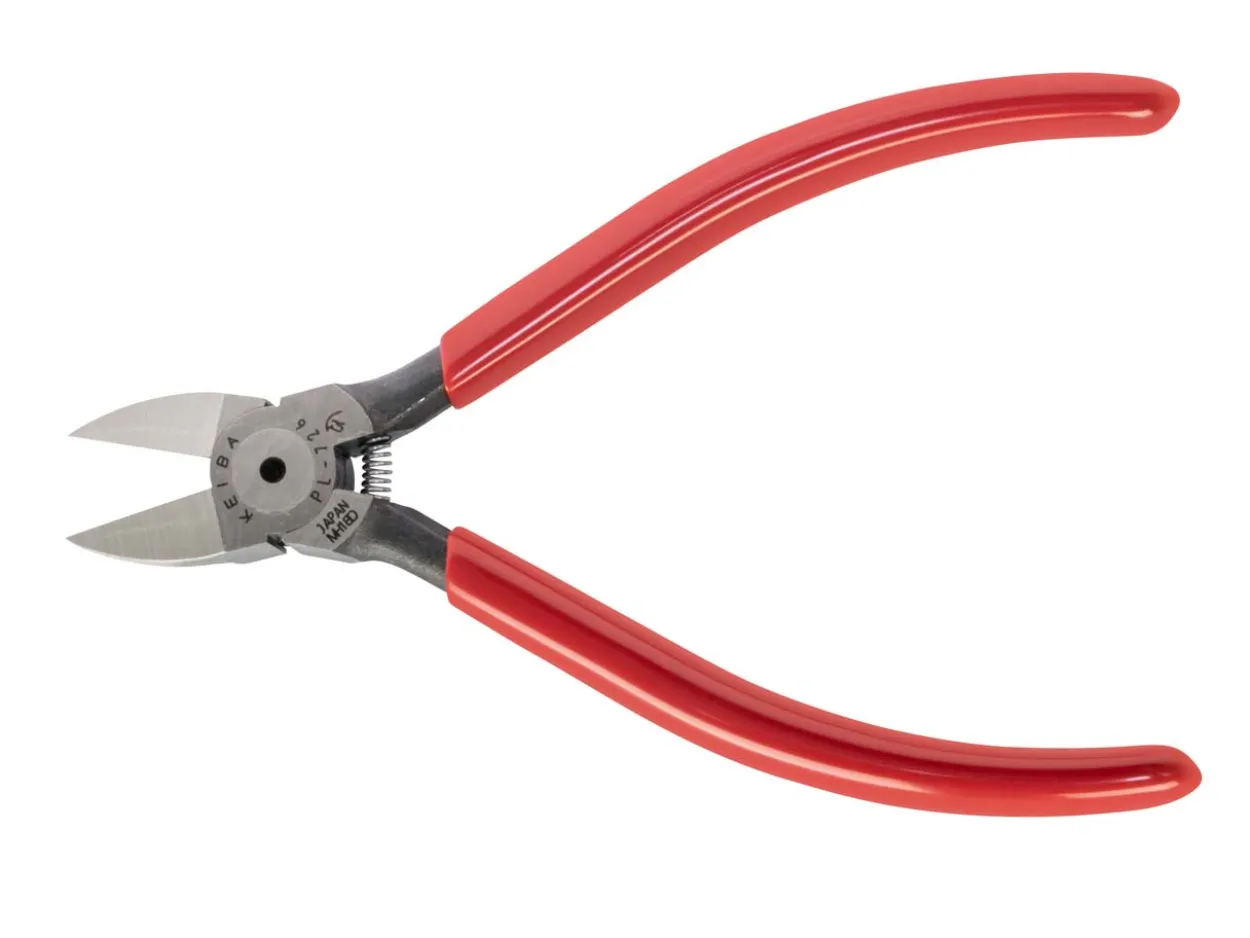 Keiba Flush Cutters, Sprung, For 5mm Plastic Only