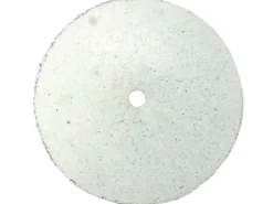 Knife Edge Rubber Wheel, White, Extra Coarse