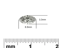 Lab Grown Diamond 0.25ct, Marquise Cut, D Colour Vs Clarity, 6.5x3.3mm
