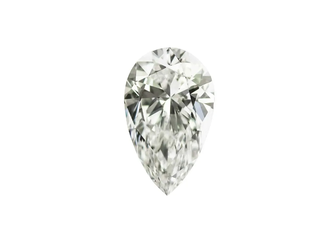 Lab Grown Diamond 0.07ct, Pear Cut, D Colour Vs Clarity, 3.5x2.3mm