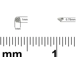 Lab Grown Diamond 0.03ct, Round Brilliant Cut, D Colour Vs Clarity, 2mm