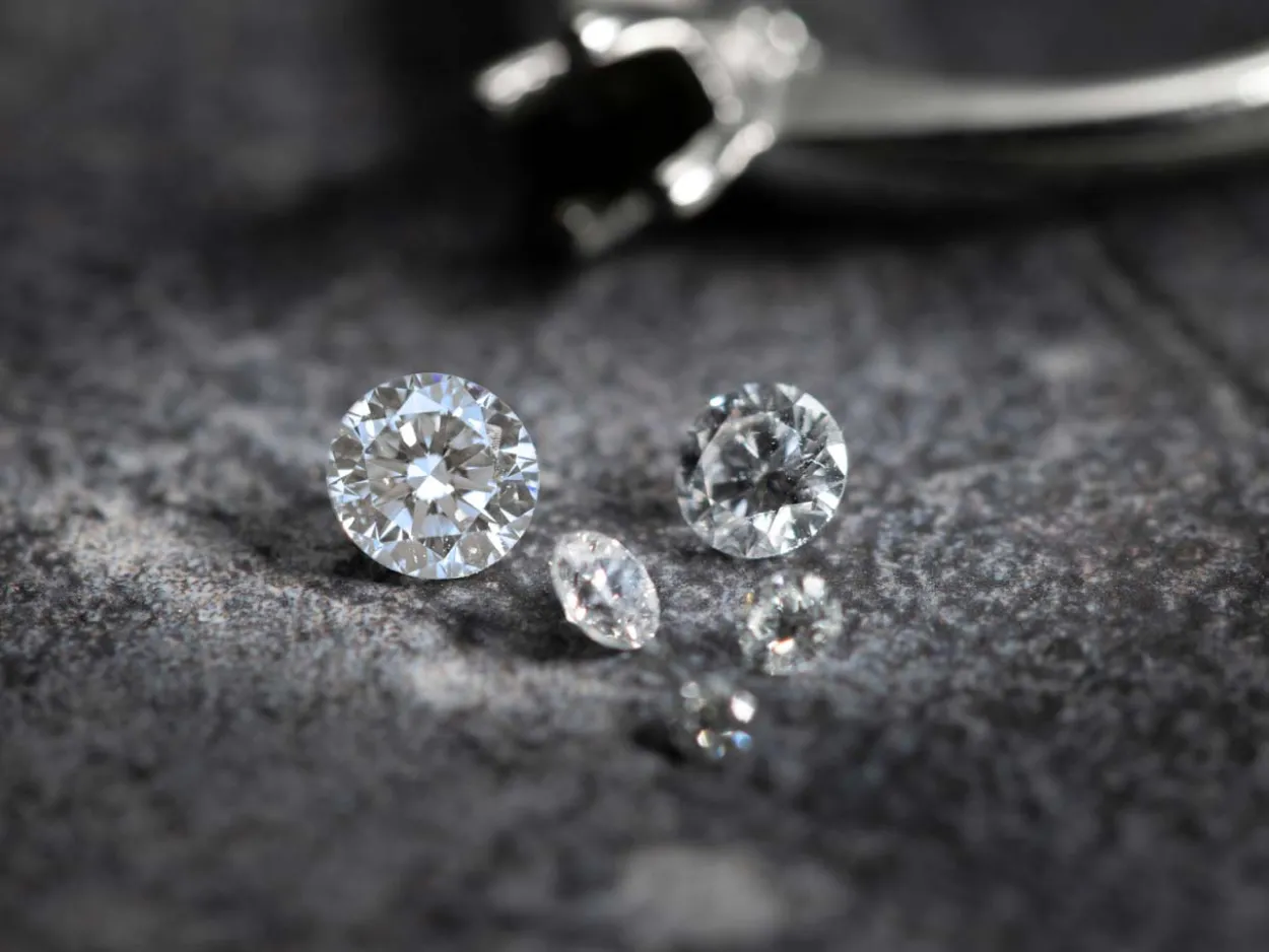 Lab Grown Diamond 0.009ct, Round Brilliant Cut, D Colour Vs Clarity, 1.2mm