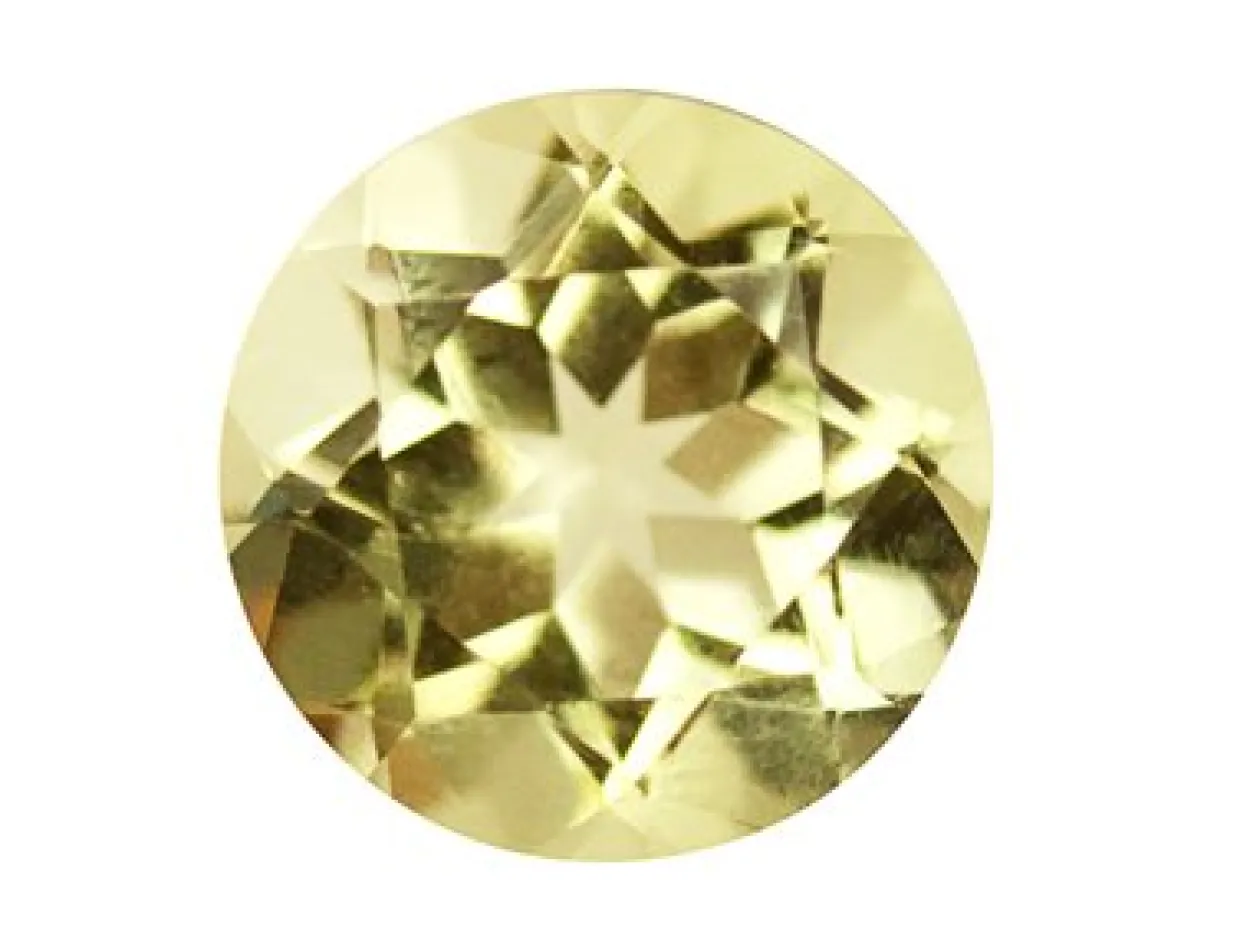 Lemon Quartz, Round, 6mm