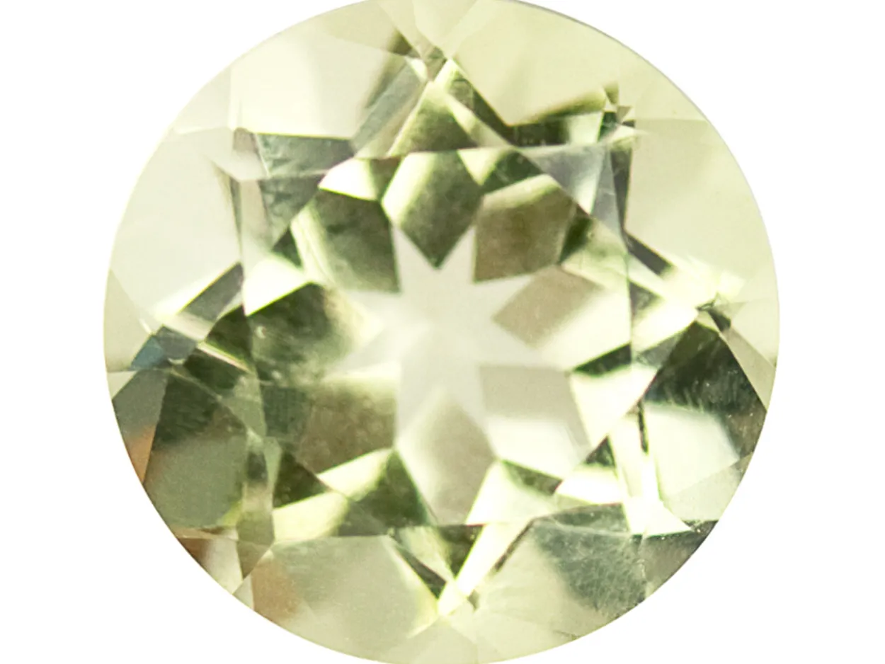 Lemon Quartz, Round, 8mm