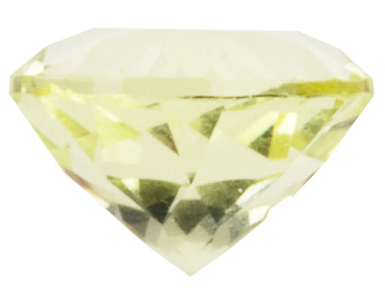 Lemon Quartz, Round, 8mm