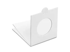 Leuchtturm Self Adhesive White Coin Holders Size 27.5mm Pack of 25