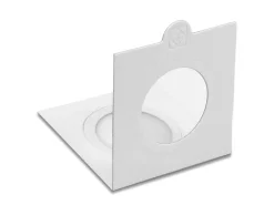 Leuchtturm Self Adhesive White Coin Holders Size 27.5mm Pack of 25