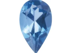 London Blue Topaz, Pear, 5x3mm, Treated