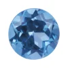 London Blue Topaz, Round, 7mm, Treated