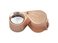 Loupe Rose Gold Coloured In Case X10 Magnification
