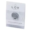 Lox Silver Tone Secure Earring Scrolls Pack of 4