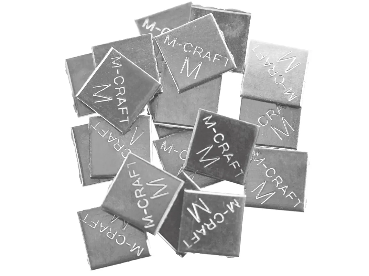 Matticraft M Casting Pieces, 7mm X 7mm, In 0.5gm Pieces