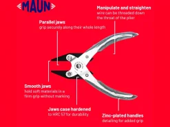 Maun Flat Nose Pliers 140mm/5.5