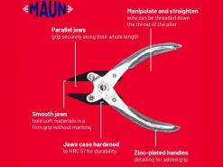 Maun Flat Nose Pliers 125mm/5
