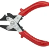 Maun Flat Nose With Side Cutter 160mm/6.5" Parallel Action, With Serrated Jaws, For Hard Wire