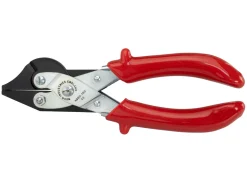 Maun Flat Nose With Side Cutter 160mm/6.5" Parallel Action, With Serrated Jaws, For Hard Wire