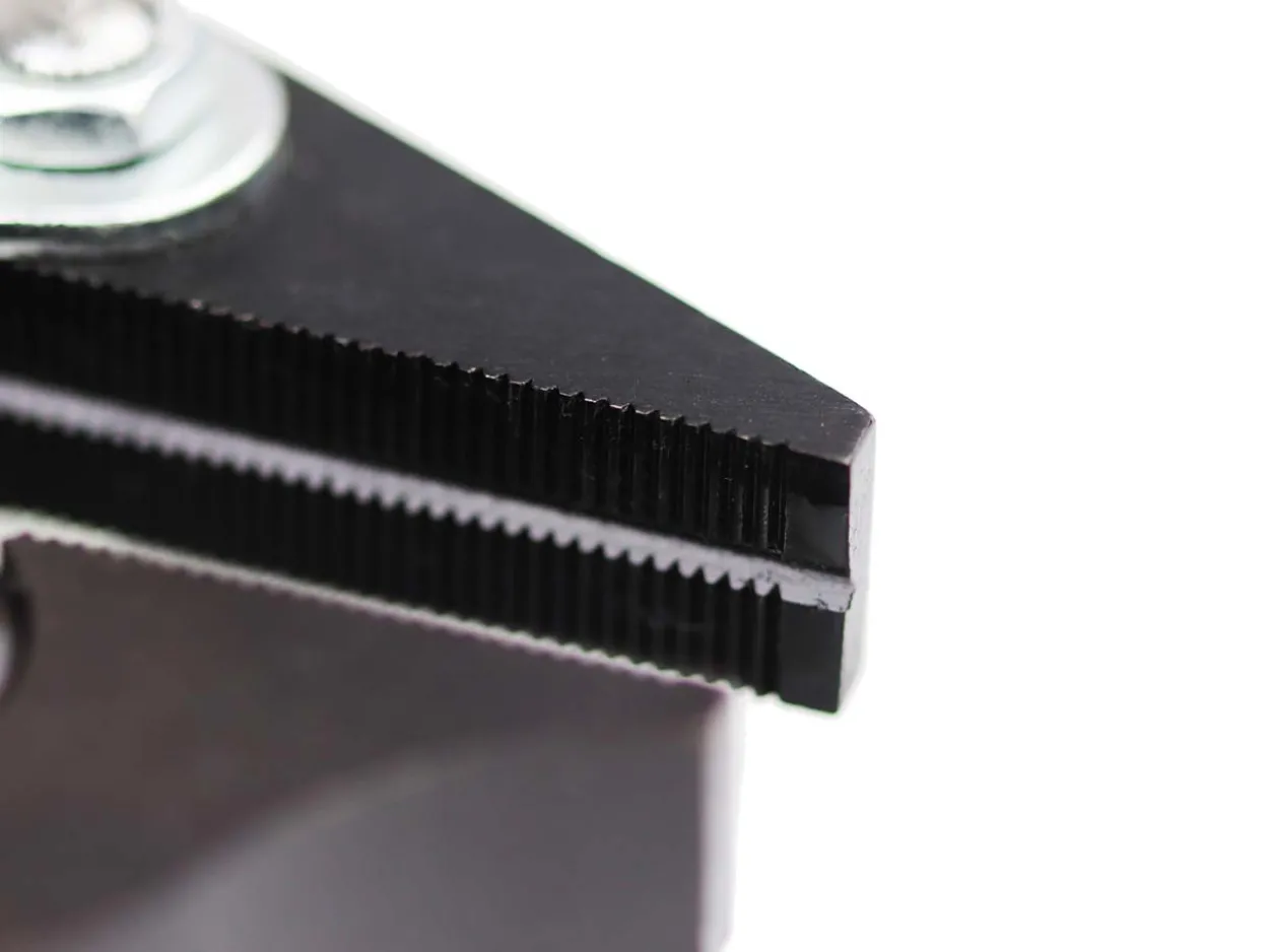 Maun Flat Nose With Side Cutter 160mm/6.5" Parallel Action, With Serrated Jaws, For Hard Wire