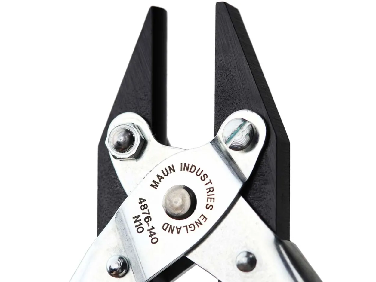 Maun Heavy Duty Ring Pliers 140mm/5.5" Parallel Action, With Smooth Jaws