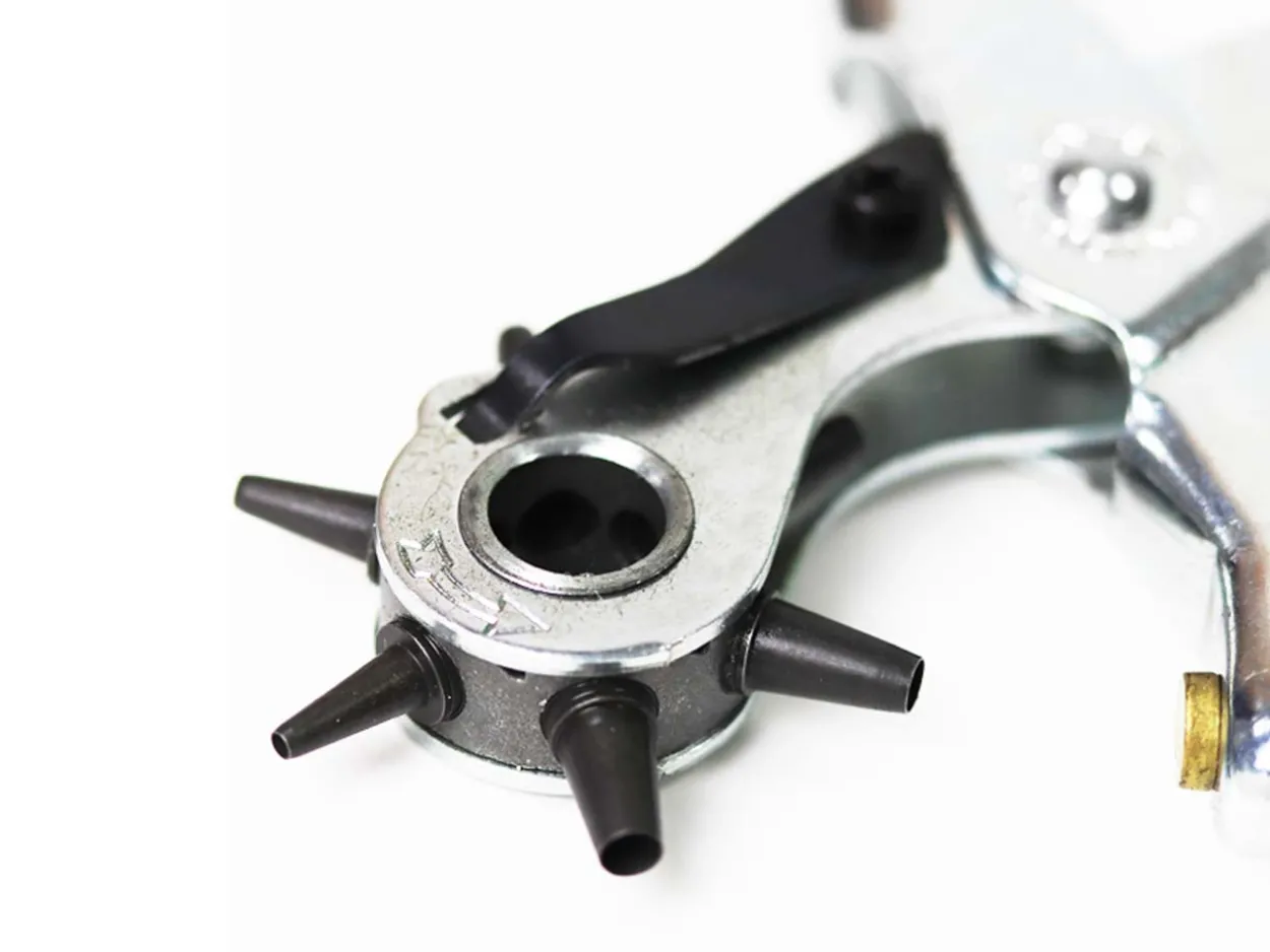 Maun Revolving Punch Pliers 210mm/8" Parallel Action, With 6 Punches