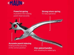 Maun Revolving Punch Pliers 210mm/8