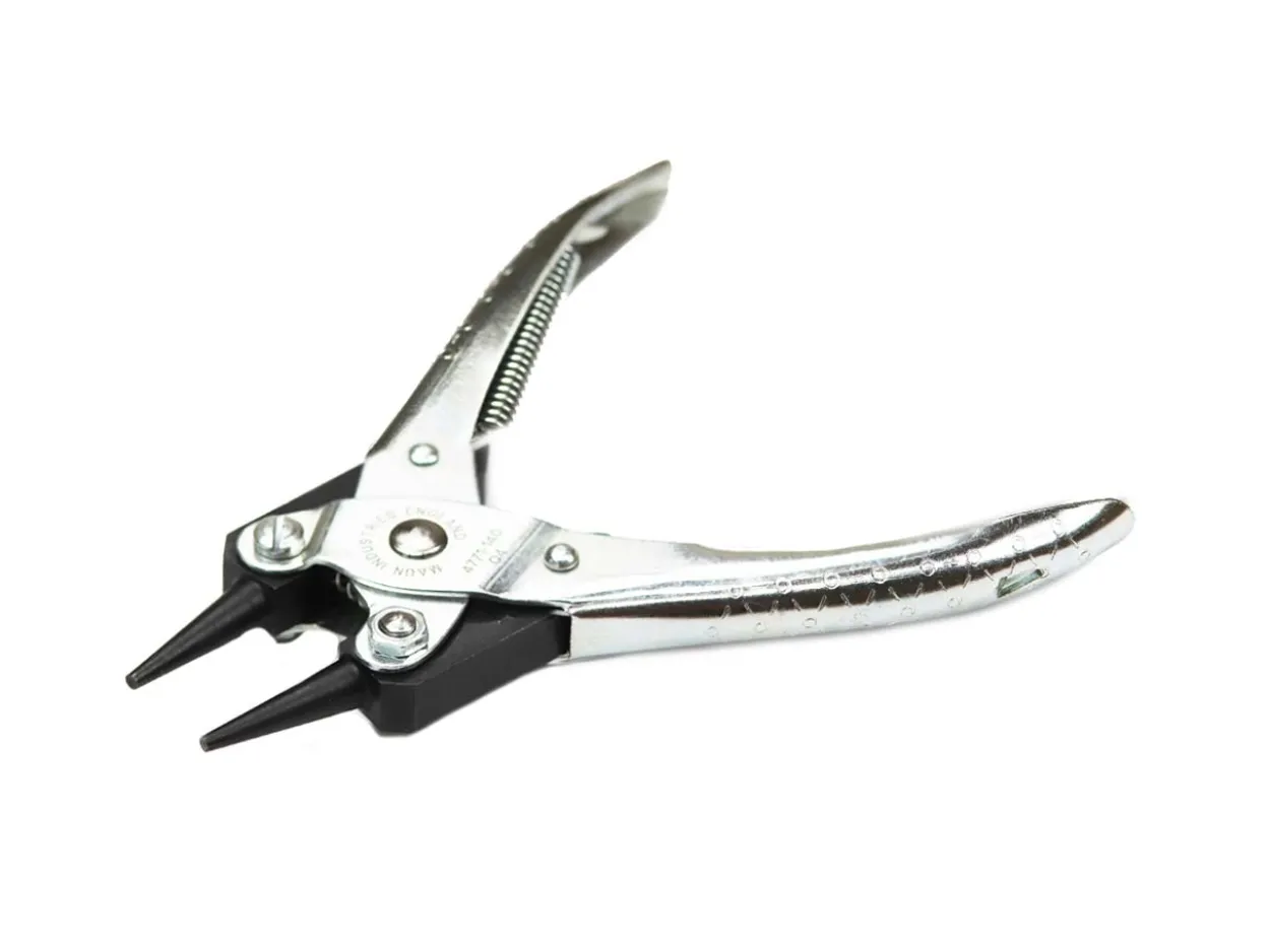 Maun Round Nose Pliers 140mm/5.5" Parallel Action