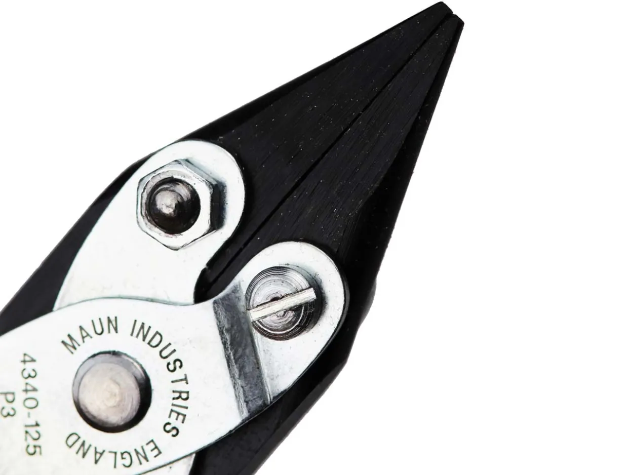 Maun Snipe Nose Pliers 125mm/5" Parallel Action, With Smooth Jaws