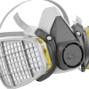 3M Half Face Mask 6100s With 2x 6057 Abe1 Filters Pack