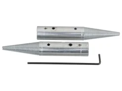 Milbro Double Ended Polisher 1hp, Complete With 2 Spindles 152mm Length