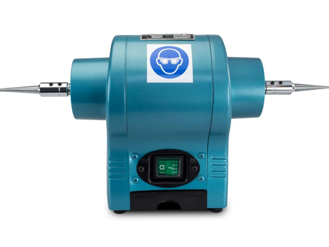 Milbro Polishing Motor 1/2hp, Includes Spindles, 2,800rpm