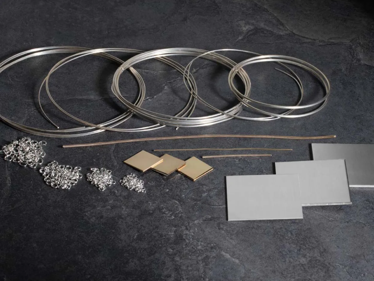 Mixed Base Metal Sheet Assortment, 0.9mm, 100mm X 100mm