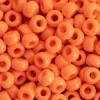 Miyuki 8/0 Round Seed Beads Seed Beads Opaque Orange 22g Tube, Miyuki Code 406