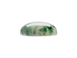 Moss Agate, Oval Cabochon 10x8mm
