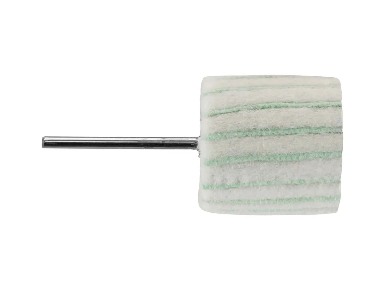 Mounted Felt And Emery Flap Wheel, 25mm