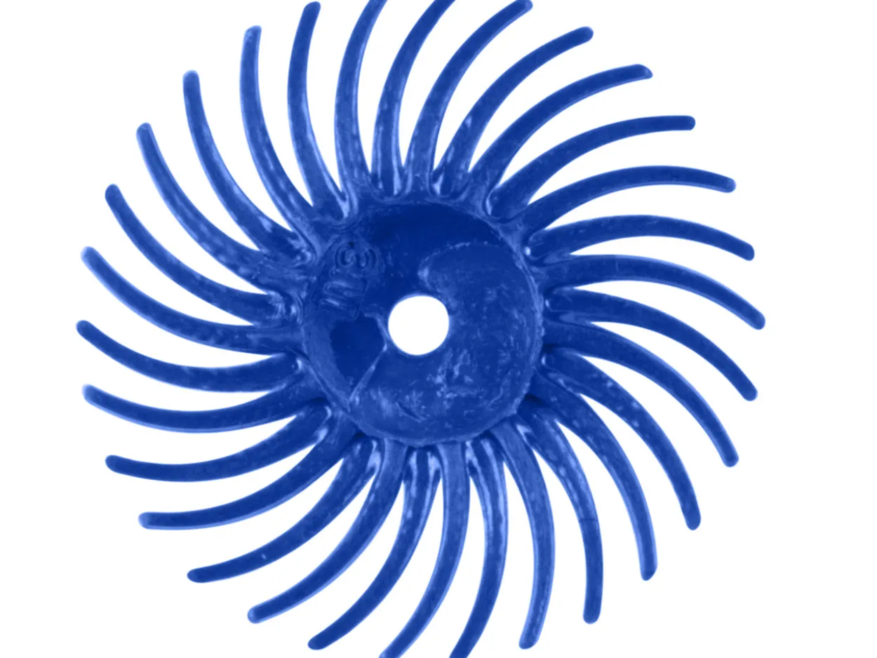 3M Radial Abrasive Disc, Blue - Medium/fine, Pack Of 6