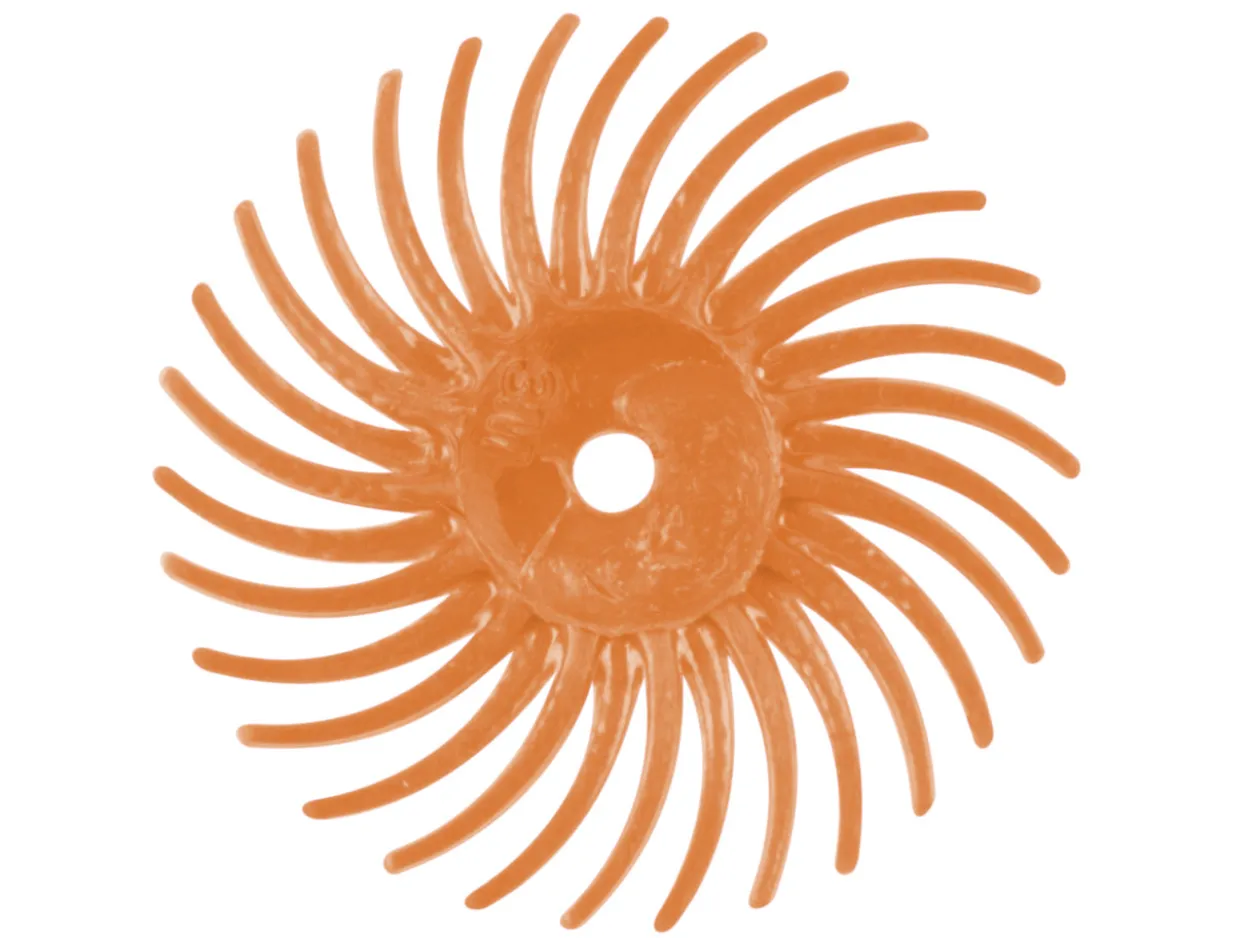 3M Radial Abrasive Disc, Peach - Super Fine, Pack Of 6