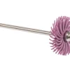 3M Radial Abrasive Disc, Pink - Extra Fine With Mandrel
