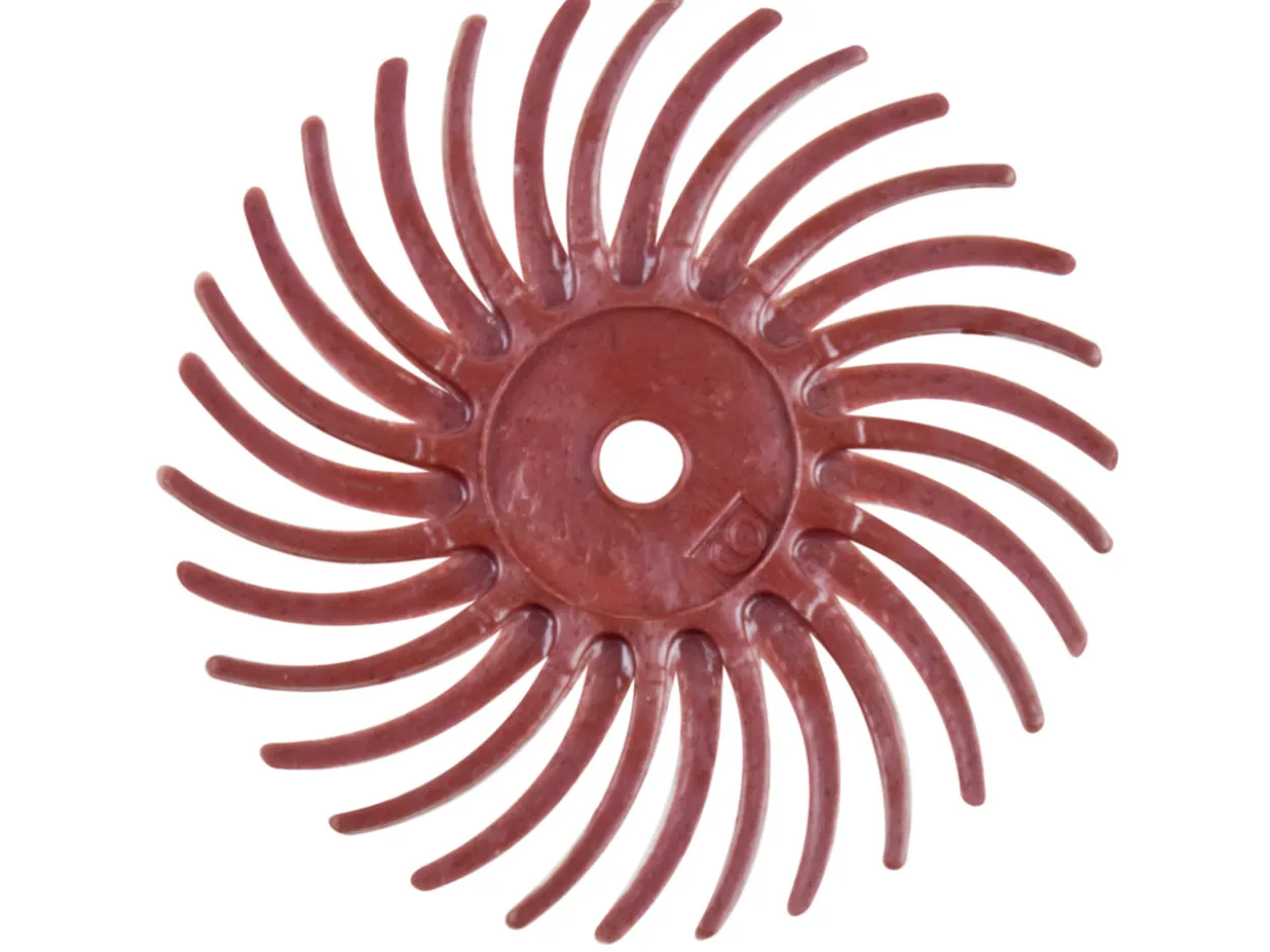 3M Radial Abrasive Disc, Red - Medium, Pack Of 6