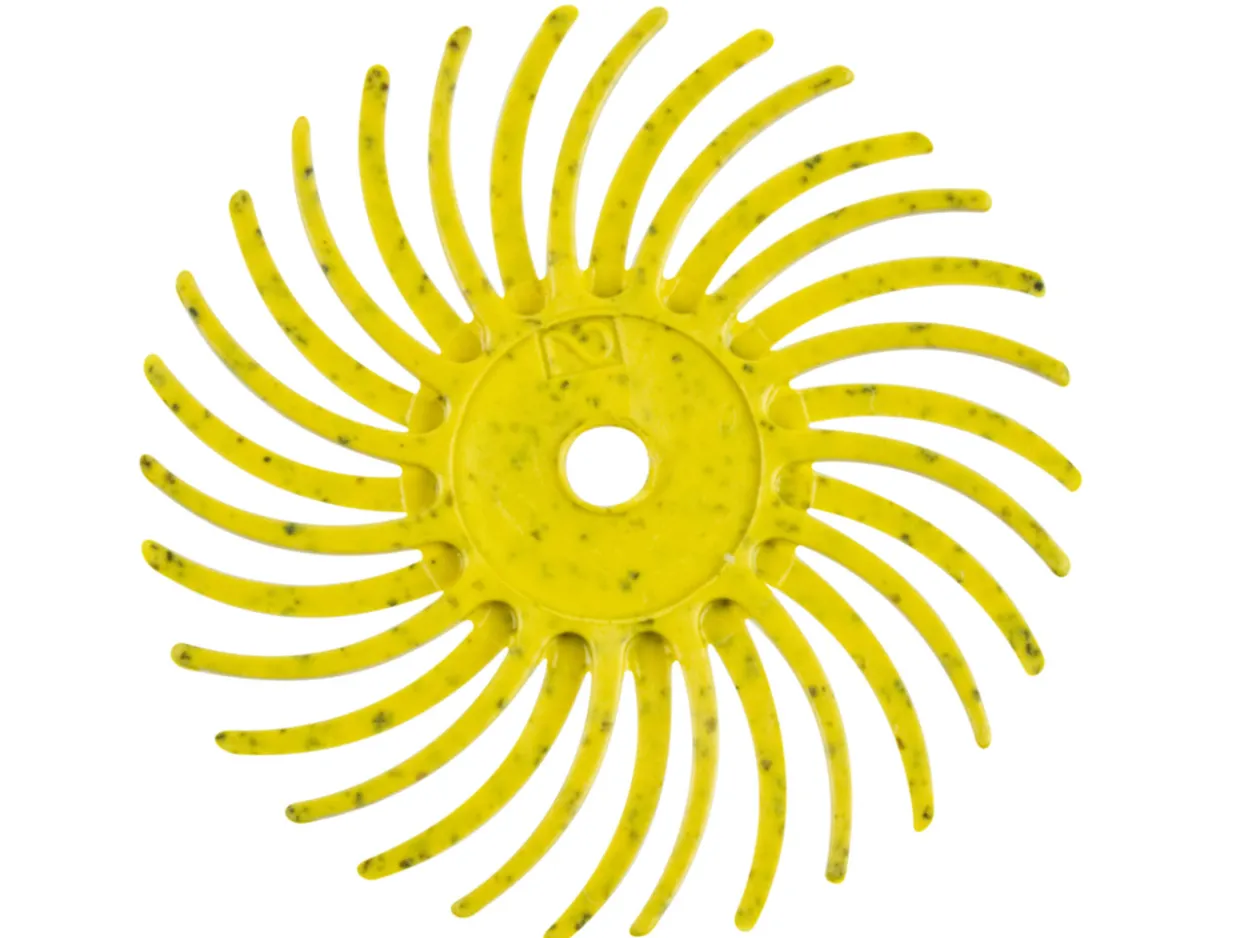 3M Radial Abrasive Disc, Yellow - Coarse, Pack Of 6