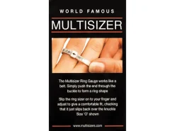 Multisizer Precision UK A-z Ring Gauge Ring Sizer Pack of 10