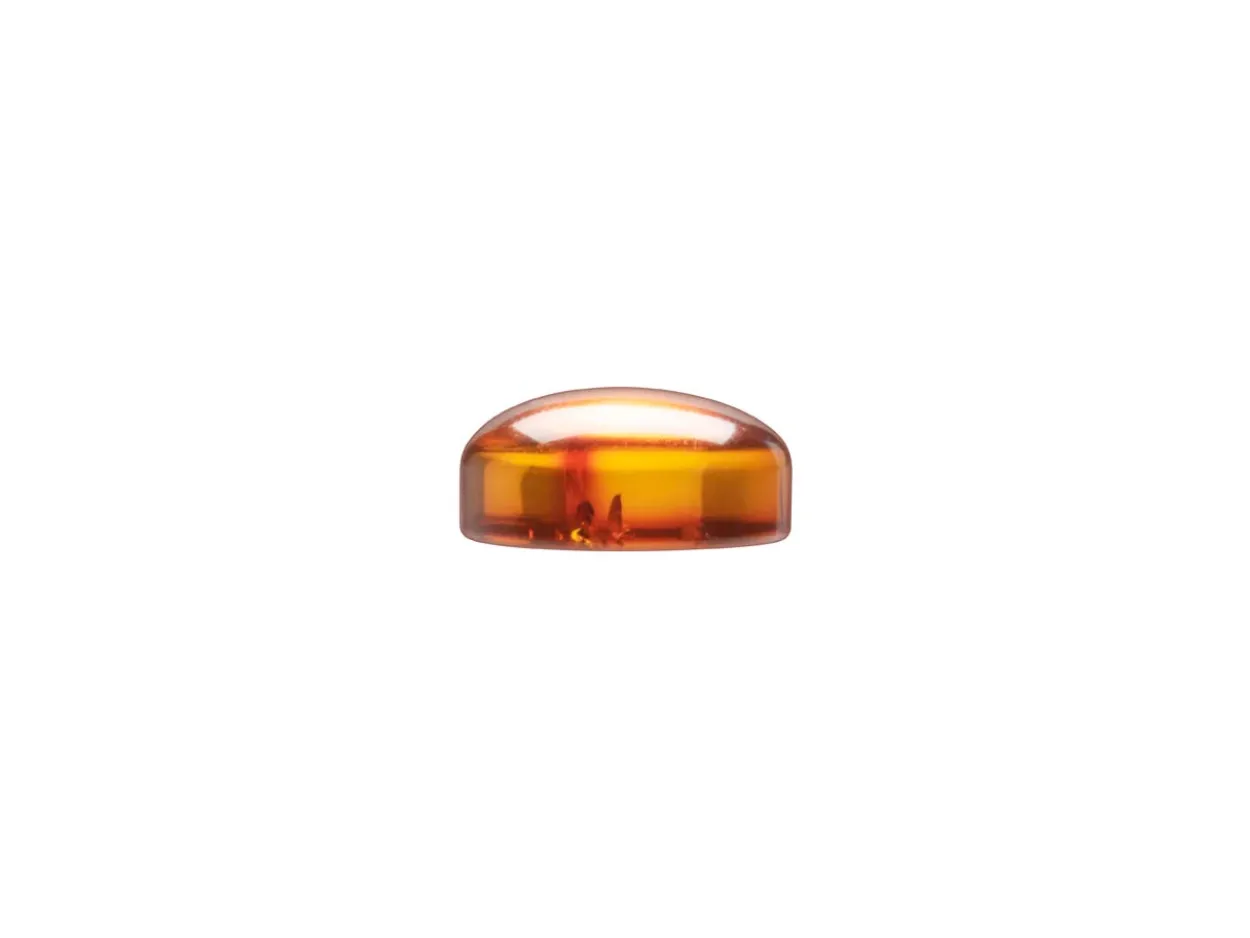 Natural Amber, Round Cabochon, 5mm