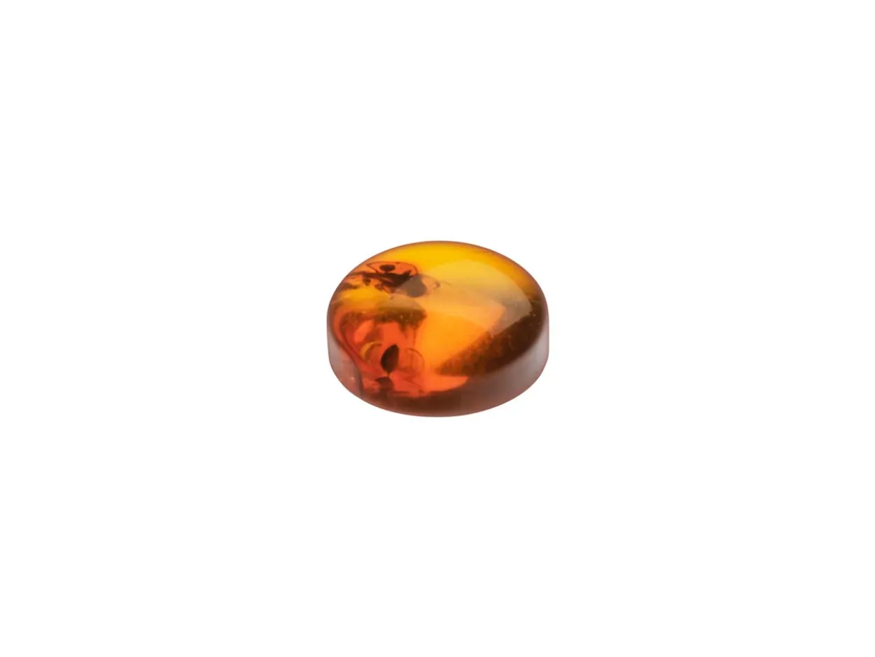 Natural Amber, Round Cabochon, 5mm