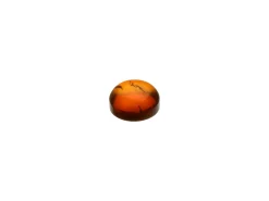 Natural Amber, Round Cabochon, 4mm