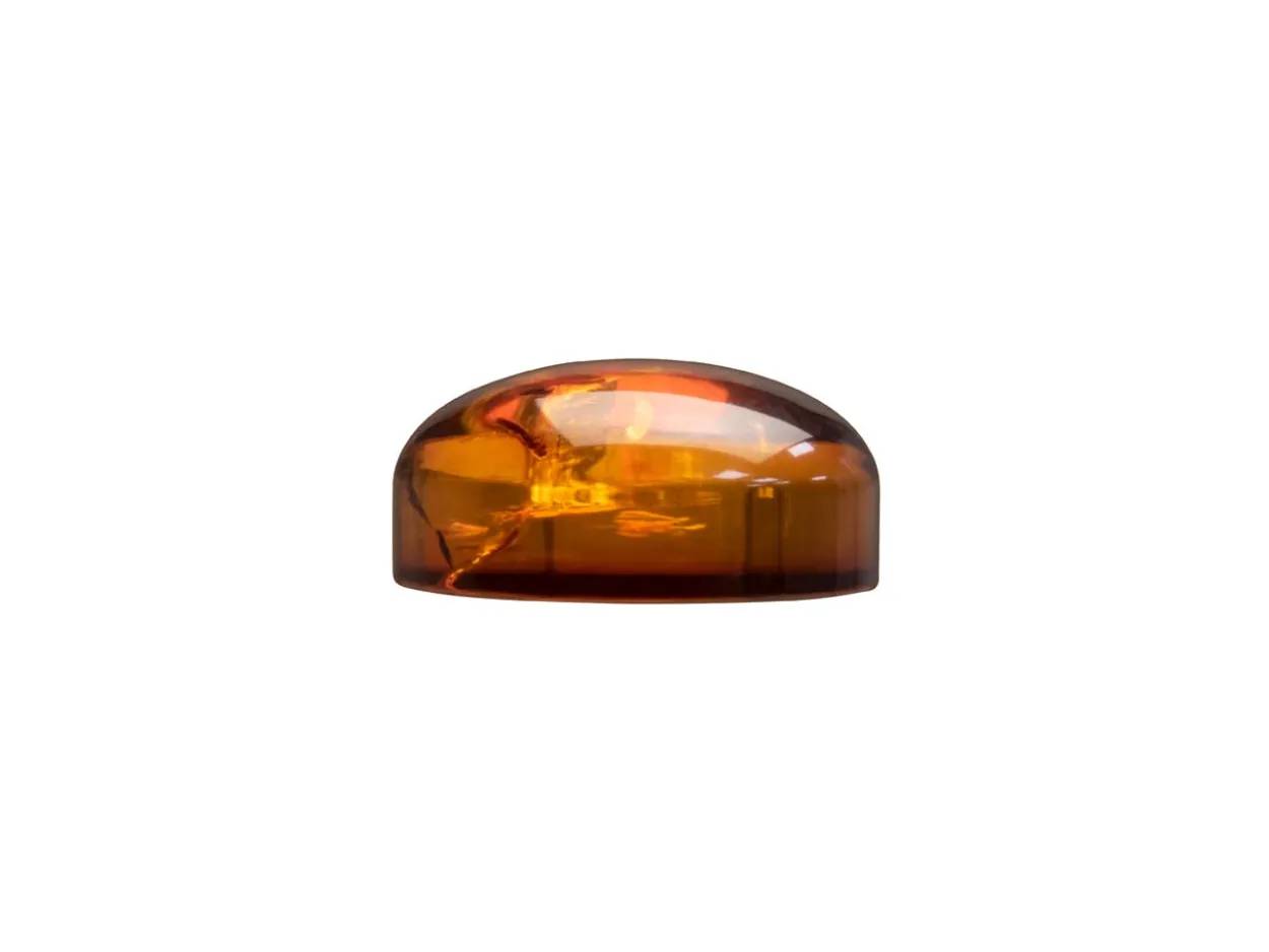 Natural Amber, Round Cabochon, 8mm