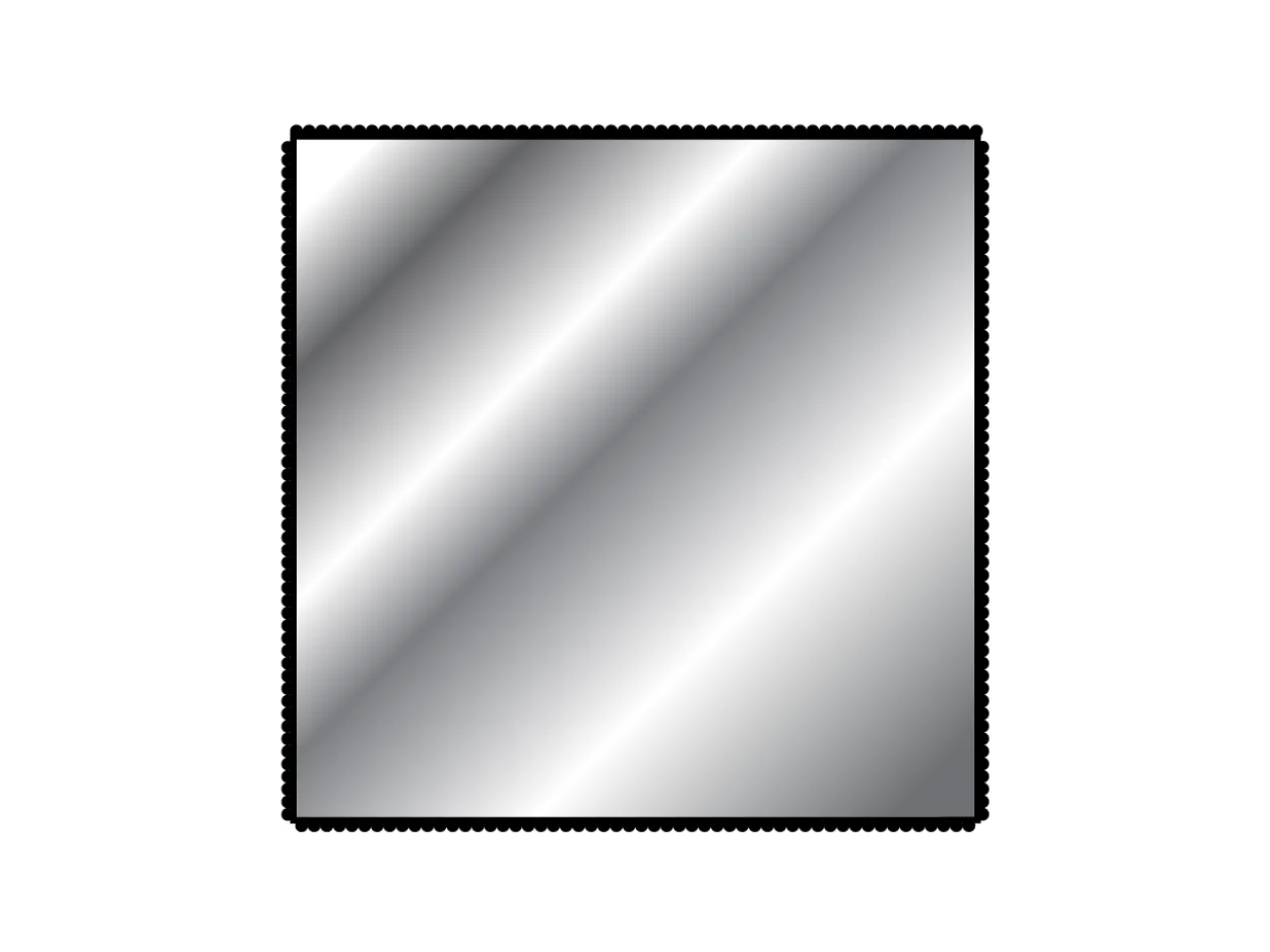 Needle File, Square, 160mm, Cut 2 - Medium Grade