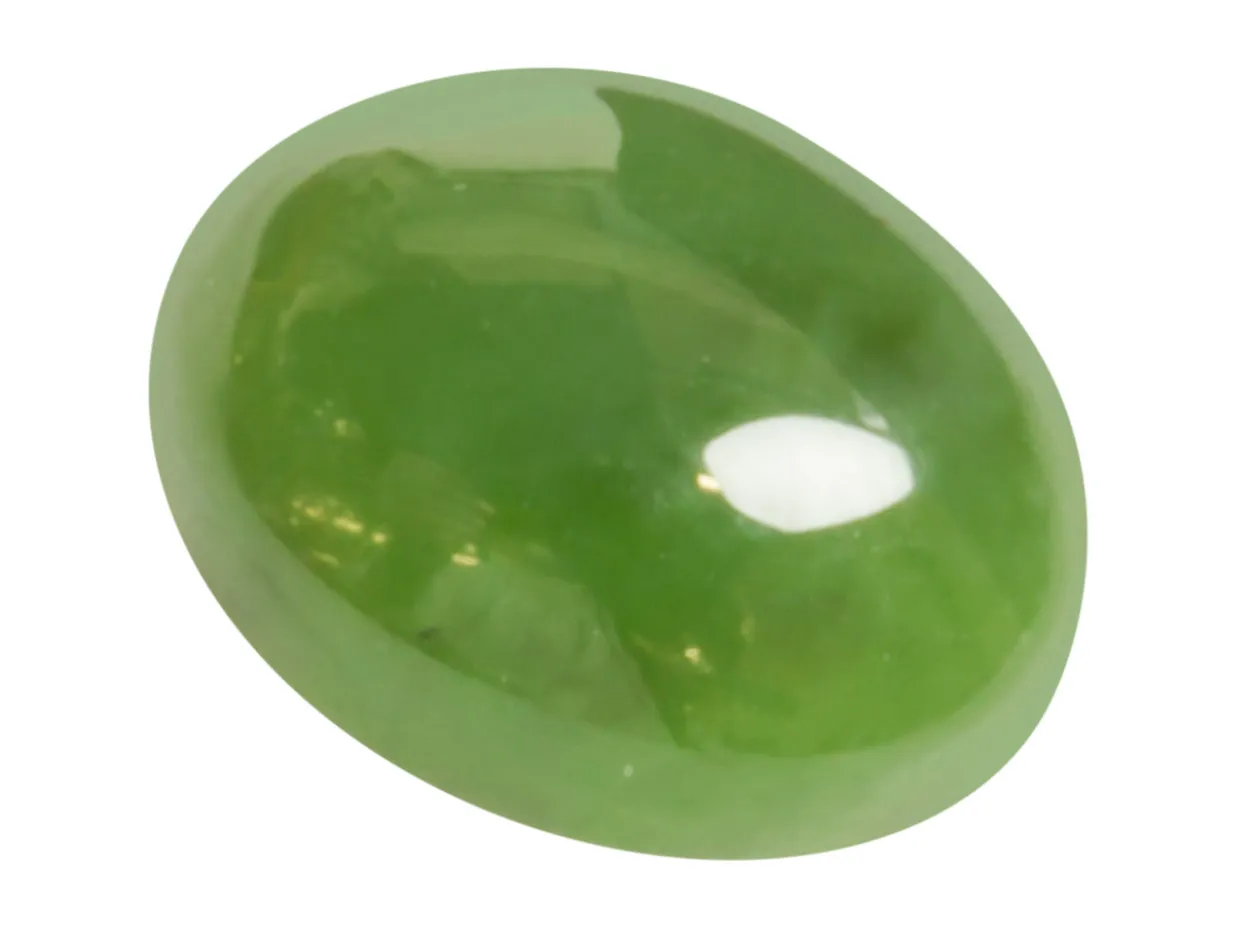 Nephrite Jade, Oval Cabochon 9x7mm