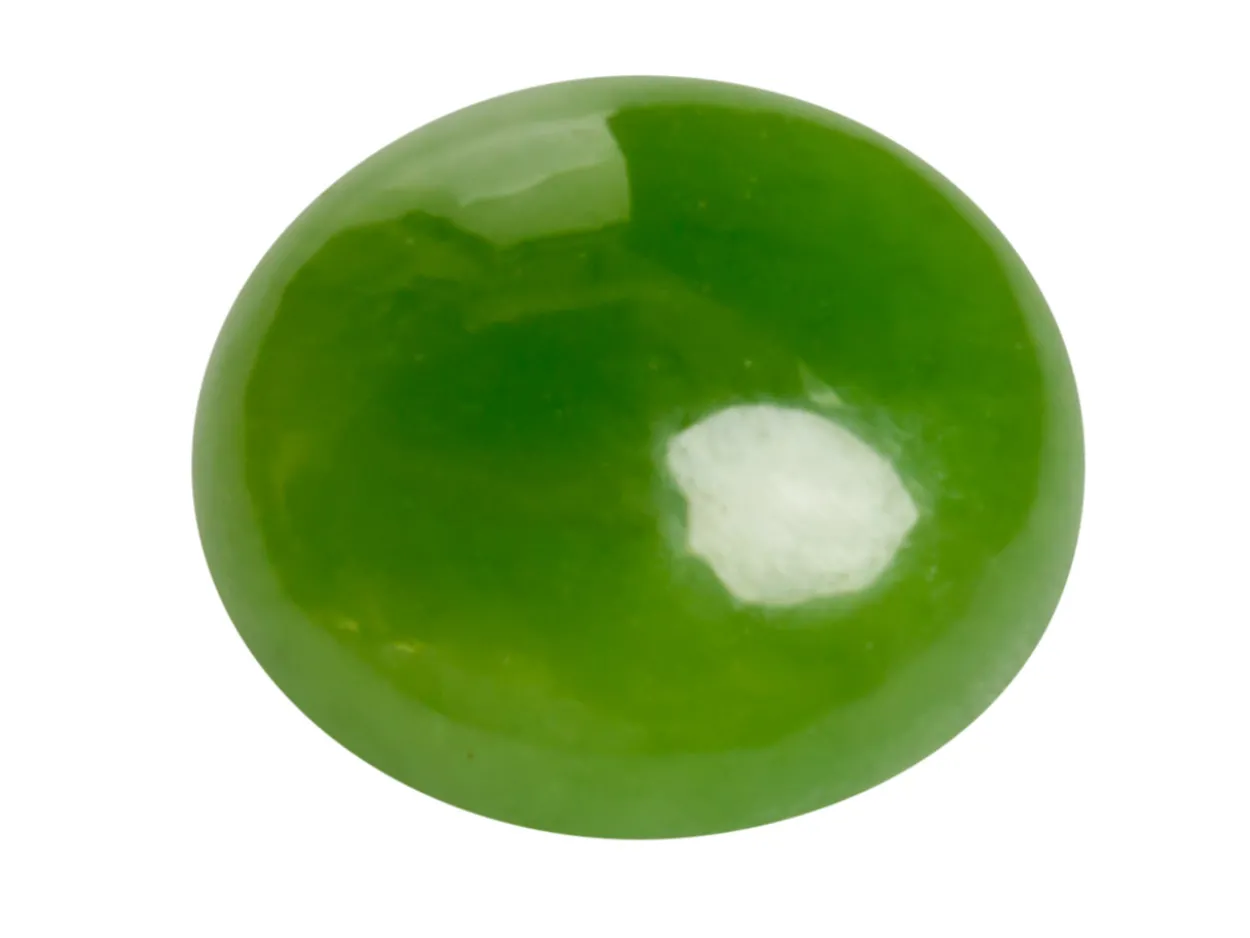 Nephrite Jade, Round Cabochon 8mm